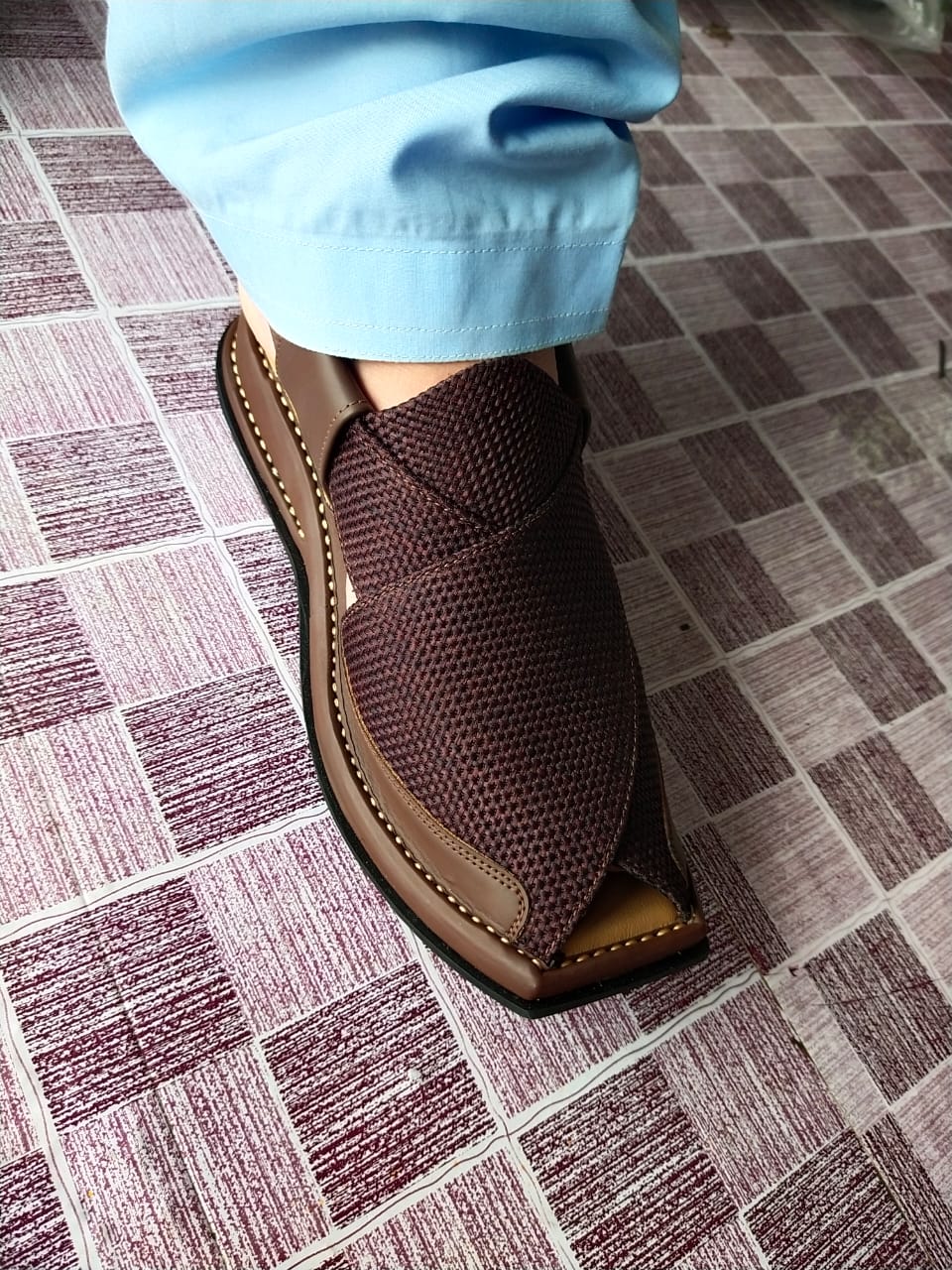 Products Features
Peshawar Zalmi Fabric Chappals gray colour with imported very soft sole and beautiful imported fabric is used. Each design of Leather Crafty footwePeshawar Zalmi Fabric Chappals HandmadeSell MartSell MartPeshawar Zalmi Fabric
