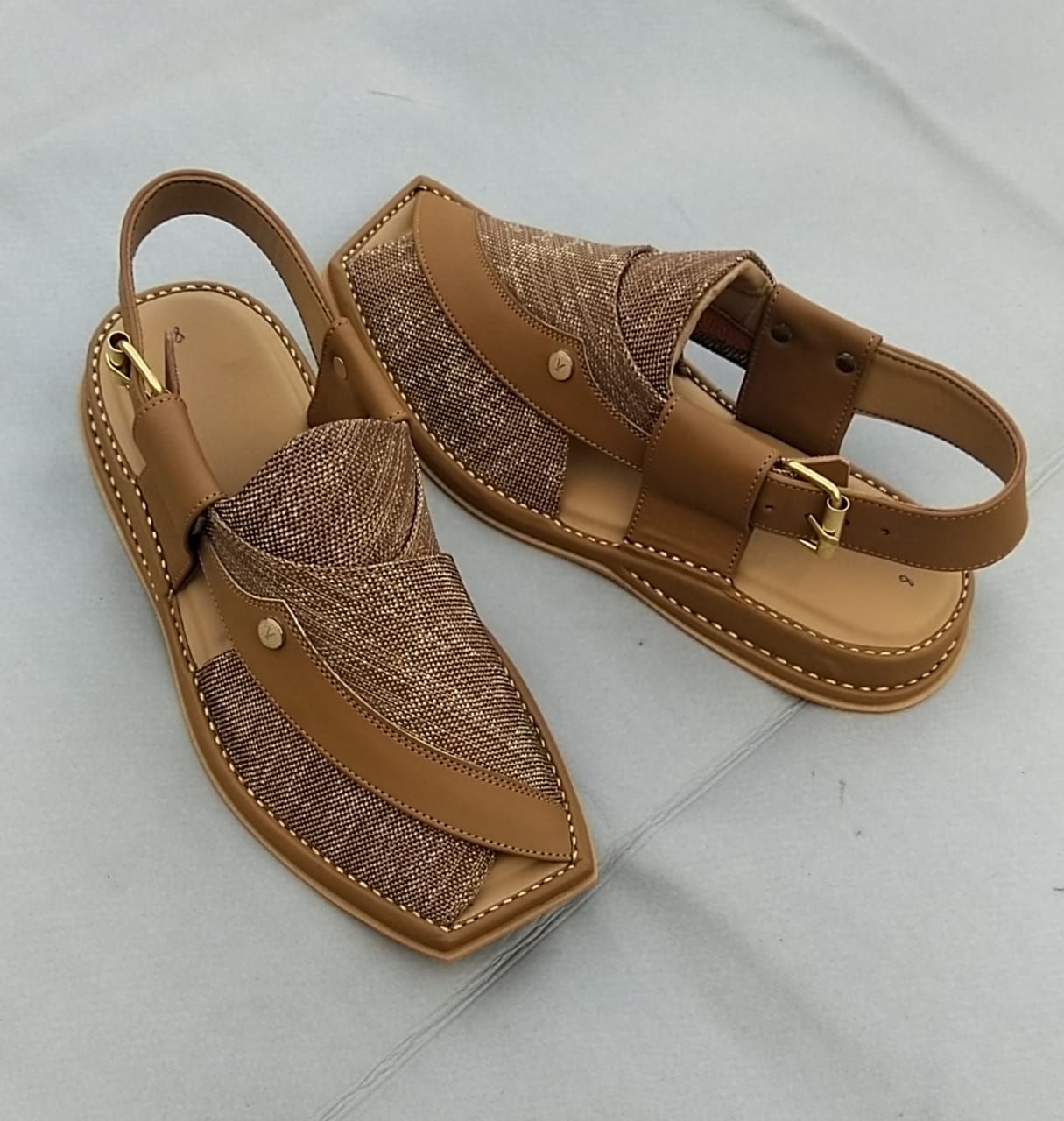 Peshawar Zalmi Fabric Chappals gray colour with imported very soft sole and beautiful imported fabric is used. Each design of Happy Face footwear give extra look.
ThApple Peshawar Zalmi Fabric ChappalsSell MartSell MartApple Peshawar Zalmi