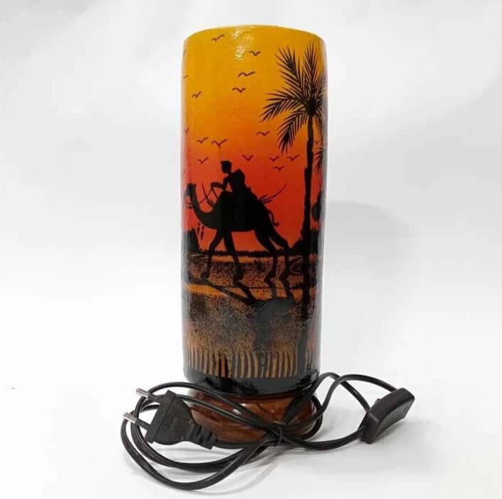Camel Skin Lamp Class Shape/Hand Painted Lamp
