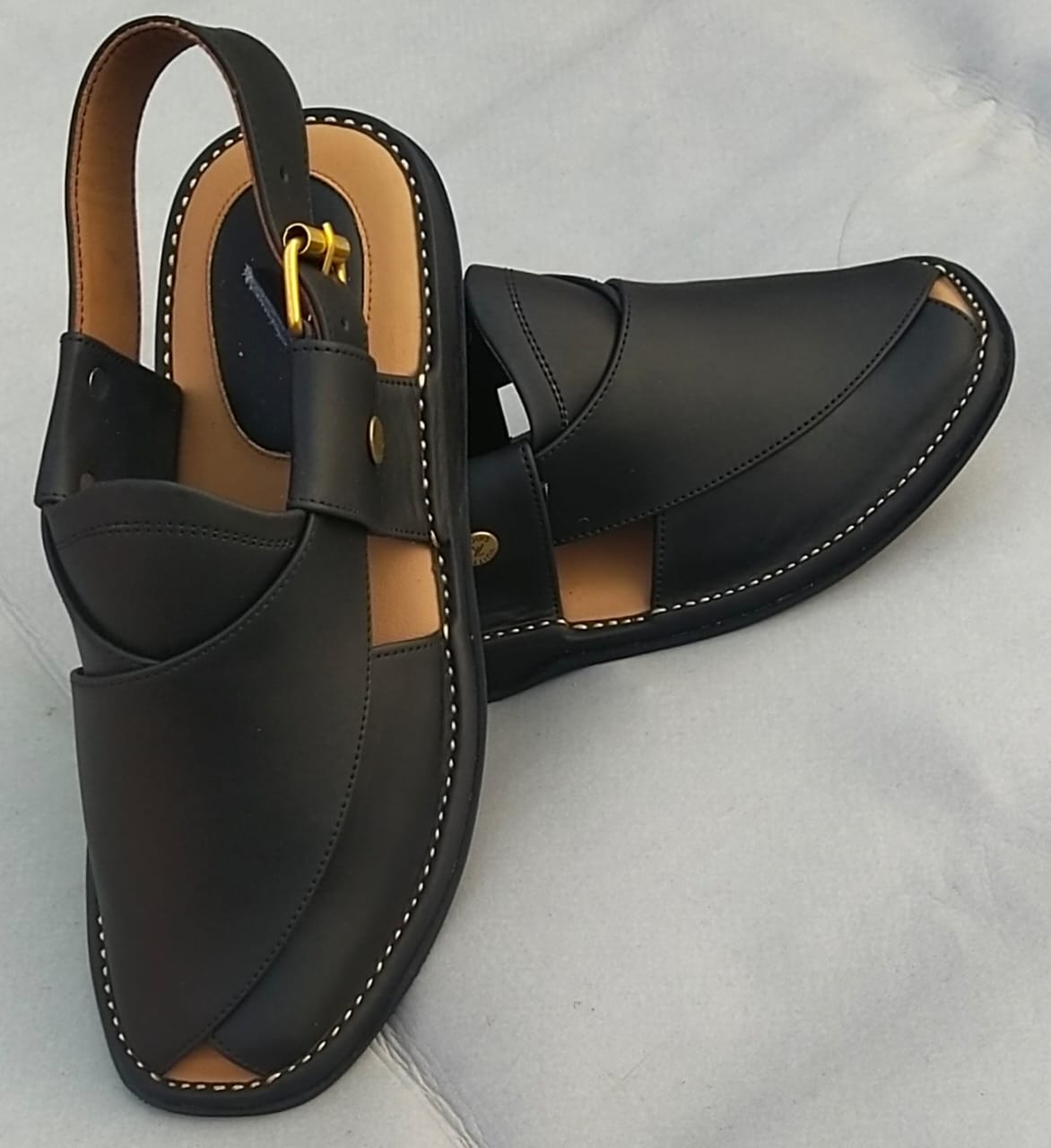 Gogo Leather& Fabric Chappal